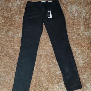 Guess Black Coated Skinny Jeans